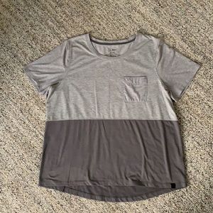 L.L.Bean grey T-shirt.
